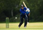 20 June 2021; Shane Getkate of North West Warriors bats during the Cricket Ireland InterProvincial Trophy 2021 match between Leinster Lightning and North West Warriors at Pembroke Cricket Club in Dublin. Photo by Harry Murphy/Sportsfile