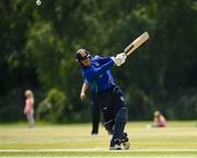 20 June 2021; Stephen Doheny of North West Warriors bats during the Cricket Ireland InterProvincial Trophy 2021 match between Leinster Lightning and North West Warriors at Pembroke Cricket Club in Dublin. Photo by Harry Murphy/Sportsfile