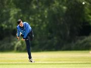 20 June 2021; George Dockrell of Leinster Lightning bowls during the Cricket Ireland InterProvincial Trophy 2021 match between Leinster Lightning and North West Warriors at Pembroke Cricket Club in Dublin. Photo by Harry Murphy/Sportsfile