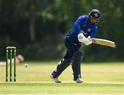 20 June 2021; Andy McBrine of North West Warriors bats during the Cricket Ireland InterProvincial Trophy 2021 match between Leinster Lightning and North West Warriors at Pembroke Cricket Club in Dublin. Photo by Harry Murphy/Sportsfile