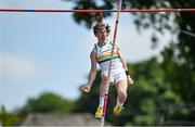 20 June 2021; Matthew Rossiter of St Abbans AC, Laois, competing in the Under 23 Men's Pole Vault during day two of the Irish Life Health Junior Championships & U23 Specific Events at Morton Stadium in Santry, Dublin. Photo by Sam Barnes/Sportsfile