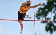 20 June 2021; Conor Callinan of Leevale AC, Cork, competing in the Junior Men's Pole Vault during day two of the Irish Life Health Junior Championships & U23 Specific Events at Morton Stadium in Santry, Dublin. Photo by Sam Barnes/Sportsfile