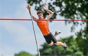 20 June 2021; Ben Connolly of Nenagh Olympic AC, Tipperary, competing in the Junior Men's Pole Vault during day two of the Irish Life Health Junior Championships & U23 Specific Events at Morton Stadium in Santry, Dublin. Photo by Sam Barnes/Sportsfile