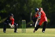 20 June 2021; Matt Ford of Munster Reds bats during the Cricket Ireland InterProvincial Trophy 2021 match between Northern Knights and Munster Reds at Pembroke Cricket Club in Dublin. Photo by Harry Murphy/Sportsfile