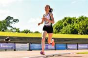 20 June 2021; Aoife Ó Cuill of St Coca's AC, Kildare, on her way to winning the Under 23 Women's 1500m during day two of the Irish Life Health Junior Championships & U23 Specific Events at Morton Stadium in Santry, Dublin. Photo by Sam Barnes/Sportsfile