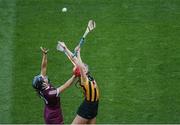 20 June 2021; Kellyann Doyle of Kilkenny in action against Carrie Dolan of Galway during the Littlewoods Ireland Camogie League Division 1 Final match between Galway and Kilkenny at Croke Park in Dublin. Photo by Ramsey Cardy/Sportsfile