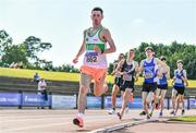 20 June 2021; Luke Murphy of Raheny Shamrock AC, Dublin, competing in the Junior Men's 1500m during day two of the Irish Life Health Junior Championships & U23 Specific Events at Morton Stadium in Santry, Dublin. Photo by Sam Barnes/Sportsfile