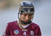 20 June 2021; Siobhán Gardiner of Galway leaves the pitch after her side's defeat in the Littlewoods Ireland Camogie League Division 1 Final match between Galway and Kilkenny at Croke Park in Dublin. Photo by Piaras Ó Mídheach/Sportsfile