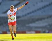 19 June 2021; Ciarán McFaul of Derry during the Allianz Football League Division 3 Final match between Derry and Offaly at Croke Park in Dublin. Photo by Piaras Ó Mídheach/Sportsfile