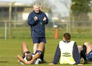 11 February 2004; Eamonn Collins, St. Patrick's Athletic manager during squad training. Baldonnel, Dublin. Picture credit; David Maher / SPORTSFILE *EDI*