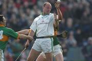 15 February 2004; Andy Comerford, O'Loughlin Gaels, in action against Dan O'Riordan, Newtownshandrum. AIB All-Ireland Club Senior Hurling Championship Semi-Final, Newtownshandrum v O'Loughlin Gaels, Semple Stadium, Thurles, Co. Tipperary. Picture credit; Damien Eagers / SPORTSFILE *EDI*