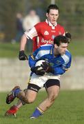 15 February 2004; Tony Hannon, Wicklow, in action against John Kermath, Louth. Allianz National Football League, Division 2B, Round 3, Louth v Wicklow, Pairc Mhuire, Ardee, Co. Louth. Picture credit; Ray McManus / SPORTSFILE *EDI*