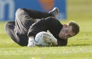 17 February 2004; Graham Stack in action during Republic of Ireland soccer training. Malahide Football Club, Malahide, Co. Dublin. Picture credit; David Maher / SPORTSFILE *EDI*