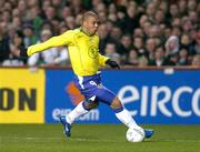 18 February 2004; Ronaldo, Brazil, in action against the Republic of Ireland. International Friendly, Republic of Ireland v Brazil, Lansdowne Road. Dublin. Picture credit; Brendan Moran / SPORTSFILE *EDI*