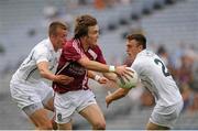 14 July 2013; Liam Varley, Westmeath, in action against Jamie Connolly, left, and Cian McConnell, Kildare. Electric Ireland Leinster GAA Football Minor Championship Final, Kildare v Westmeath, Croke Park, Dublin. Picture credit: Dáire Brennan / SPORTSFILE