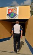 13 July 2013; Longford manager Glenn Ryan makes his way back to the team dressing room. GAA Football All-Ireland Senior Championship, Round 2, Longford v Wexford, Glennon Brothers Pearse Park, Longford. Picture credit: Matt Browne / SPORTSFILE