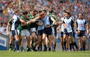 14 July 2013; Dublin and Meath players tussel during the second half. Leinster GAA Football Senior Championship Final, Meath v Dublin, Croke Park, Dublin. Picture credit: Matt Browne / SPORTSFILE