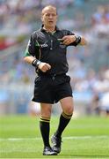 14 July 2013; Referee Eddie Kinsella during the game. Leinster GAA Football Senior Championship Final, Meath v Dublin, Croke Park, Dublin. Picture credit: Barry Cregg / SPORTSFILE