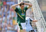 14 July 2013; Michael Newman, Meath, reacts after missing a goal chance. Leinster GAA Football Senior Championship Final, Meath v Dublin, Croke Park, Dublin. Picture credit: Barry Cregg / SPORTSFILE