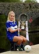 22 June 2021; Pictured on the bank of the River Barrow, which borders Laois and Kildare in Barrowhouse, Co. Laois, is Laois captain Laura Nerney ahead of the Lidl Ladies National Football League Division 3 Final between Laois and Kildare, which will be played at Baltinglass GAA Club in Wicklow next Sunday. The game will be streamed LIVE on the Spórt TG4 YouTube Page. Photo by Matt Browne/Sportsfile
