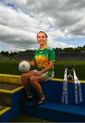 22 June 2021; Division 4 Final captain Clare Owens of Leitrim in attendance at the Lidl Ladies National Football League Divison 4 Final 2021 Captains Day at the match venue, St Tiernach's Park in Clones, Monaghan. The Final will be streamed LIVE on the Spórt TG4 YouTube Page. Photo by Eóin Noonan/Sportsfile
