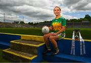 22 June 2021; Division 4 Final captain Clare Owens of Leitrim in attendance at the Lidl Ladies National Football League Divison 4 Final 2021 Captains Day at the match venue, St Tiernach's Park in Clones, Monaghan. The Final will be streamed LIVE on the Spórt TG4 YouTube Page. Photo by Eóin Noonan/Sportsfile