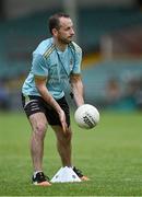 12 June 2021; Mayo selector Aidan McLoughlin during the warm-up before the Lidl Ladies National Football League Division 1 semi-final match between Dublin and Mayo at LIT Gaelic Grounds in Limerick. Photo by Piaras Ó Mídheach/Sportsfile