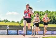 20 June 2021; Shona O'Brien of Cork Track Club competing in the Under 23 Women's 1500m  during day two of the Irish Life Health Junior Championships & U23 Specific Events at Morton Stadium in Santry, Dublin. Photo by Sam Barnes/Sportsfile