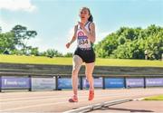 20 June 2021; Aoife Ó Cuill of St Coca's AC, Kildare, competing in the Under 23 Women's 1500m during day two of the Irish Life Health Junior Championships & U23 Specific Events at Morton Stadium in Santry, Dublin. Photo by Sam Barnes/Sportsfile