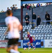 21 June 2021; Drogheda United supporters look on during the SSE Airtricity League Premier Division match between Drogheda United and Dundalk at Head in the Game Park in Drogheda, Louth. Photo by Piaras Ó Mídheach/Sportsfile