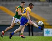 30 May 2021; Conor Devaney of Roscommon in action against Joe O'Connor of Kerry during the Allianz Football League Division 1 South Round 3 match between Roscommon and Kerry at Dr Hyde Park in Roscommon. Photo by Brendan Moran/Sportsfile