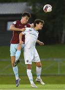 11 June 2021; Danu Kinsella Bishop of UCD in action Charlie Lyons of Cobh Ramblers during the SSE Airtricity League First Division match between UCD and Cobh Ramblers at UCD Bowl in Dublin. Photo by Matt Browne/Sportsfile