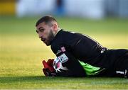 21 June 2021; Dundalk goalkeeper Alessio Abibi during the SSE Airtricity League Premier Division match between Drogheda United and Dundalk at Head in the Game Park in Drogheda, Louth. Photo by Piaras Ó Mídheach/Sportsfile