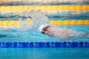 24 June 2021; Patrick Flanagan of UCD SC competes in the 200m Freestyle during day one of the 2021 Swim Ireland Performance Meet at the Sport Ireland National Aquatic Centre at the Sport Ireland Campus in Dublin. Photo by David Kiberd/Sportsfile