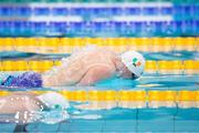 24 June 2021; Brendan Hyland of National Centre Dublin competing in the 200m Butterfly during day one of the 2021 Swim Ireland Performance Meet at the Sport Ireland National Aquatic Centre at the Sport Ireland Campus in Dublin. Photo by David Kiberd/Sportsfile