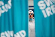 24 June 2021; Brendan Hyland of National Centre Dublin before the 200m Butterfly during day one of the 2021 Swim Ireland Performance Meet at the Sport Ireland National Aquatic Centre at the Sport Ireland Campus in Dublin. Photo by David Kiberd/Sportsfile