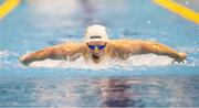 24 June 2021; Brendan Hyland of National Centre Dublin competes in the 200m butterfly during the 2021 Swim Ireland Performance Meet at the Sport Ireland National Aquatic Centre at the Sport Ireland Campus in Dublin. Photo by David Kiberd/Sportsfile