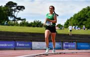 19 June 2021; Holly Carroll of Blarney/Inniscara AC, Cork, competing in the Junior Women's 5000m during day one of the Irish Life Health Junior Championships & U23 Specific Events at Morton Stadium in Santry, Dublin. Photo by Sam Barnes/Sportsfile