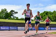 19 June 2021; William Fitzgerald of Craughwell AC, Galway, competing in the Under 23 Men's 5000m during day one of the Irish Life Health Junior Championships & U23 Specific Events at Morton Stadium in Santry, Dublin. Photo by Sam Barnes/Sportsfile