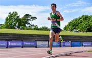19 June 2021; Thomas Devaney of Castlebar AC, Mayo, competing in the Under 23 Men's 5000m during day one of the Irish Life Health Junior Championships & U23 Specific Events at Morton Stadium in Santry, Dublin. Photo by Sam Barnes/Sportsfile