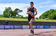 19 June 2021; Thomas Baltazar of Clonliffe Harriers AC, Dublin, competing in the Under 23 Men's 5000m during day one of the Irish Life Health Junior Championships & U23 Specific Events at Morton Stadium in Santry, Dublin. Photo by Sam Barnes/Sportsfile