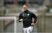 25 June 2021; Shamrock Rovers trialist Anthony Stokes before the SSE Airtricity League Premier Division match between Shamrock Rovers and Drogheda United at Tallaght Stadium in Dublin. Photo by Seb Daly/Sportsfile