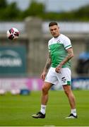 25 June 2021; Shamrock Rovers trialist Anthony Stokes before the SSE Airtricity League Premier Division match between Shamrock Rovers and Drogheda United at Tallaght Stadium in Dublin. Photo by Seb Daly/Sportsfile