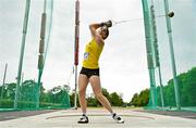 25 June 2021; Nicola Tuthill of Bandon AC, Cork, competing in the Women's Hammer during day one of the Irish Life Health National Senior Championships at Morton Stadium in Santry, Dublin. Photo by Sam Barnes/Sportsfile