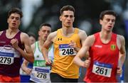 25 June 2021; Mark Milner of UCD AC, Dublin, centre, competing in the Men's 800m during day one of the Irish Life Health National Senior Championships at Morton Stadium in Santry, Dublin. Photo by Sam Barnes/Sportsfile