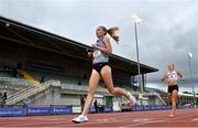 25 June 2021; Georgie Hartigan of Dundrum South Dublin AC, competing in the Women's 800m during day one of the Irish Life Health National Senior Championships at Morton Stadium in Santry, Dublin. Photo by Sam Barnes/Sportsfile