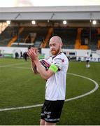 25 June 2021; Chris Shields of Dundalk having played his final game for the club after the SSE Airtricity League Premier Division match between Dundalk and Derry City at Oriel Park in Dundalk, Louth. Photo by Stephen McCarthy/Sportsfile