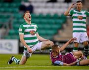 25 June 2021; Rory Gaffney of Shamrock Rovers reacts after failing to convert a chance during the SSE Airtricity League Premier Division match between Shamrock Rovers and Drogheda United at Tallaght Stadium in Dublin. Photo by Seb Daly/Sportsfile