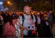 25 June 2021; Chris Shields of Dundalk, having played his final game for the club, leaves Oriel Park after the SSE Airtricity League Premier Division match between Dundalk and Derry City at Oriel Park in Dundalk, Louth. Photo by Stephen McCarthy/Sportsfile