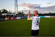 25 June 2021; Chris Shields of Dundalk having played his final game for the club after the SSE Airtricity League Premier Division match between Dundalk and Derry City at Oriel Park in Dundalk, Louth. Photo by Stephen McCarthy/Sportsfile